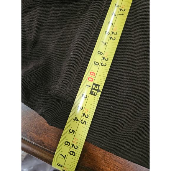 Chico's Travelers Brown Slinky Knit Cardigan Size  2 12 Large - Picture 4 of 5